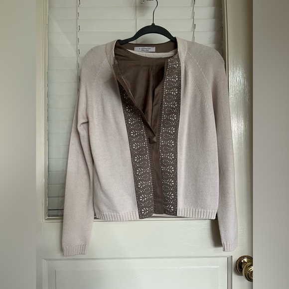 Gorgeous D. Exterior Cashmere Two Piece Cardigan Small - Picture 1 of 15